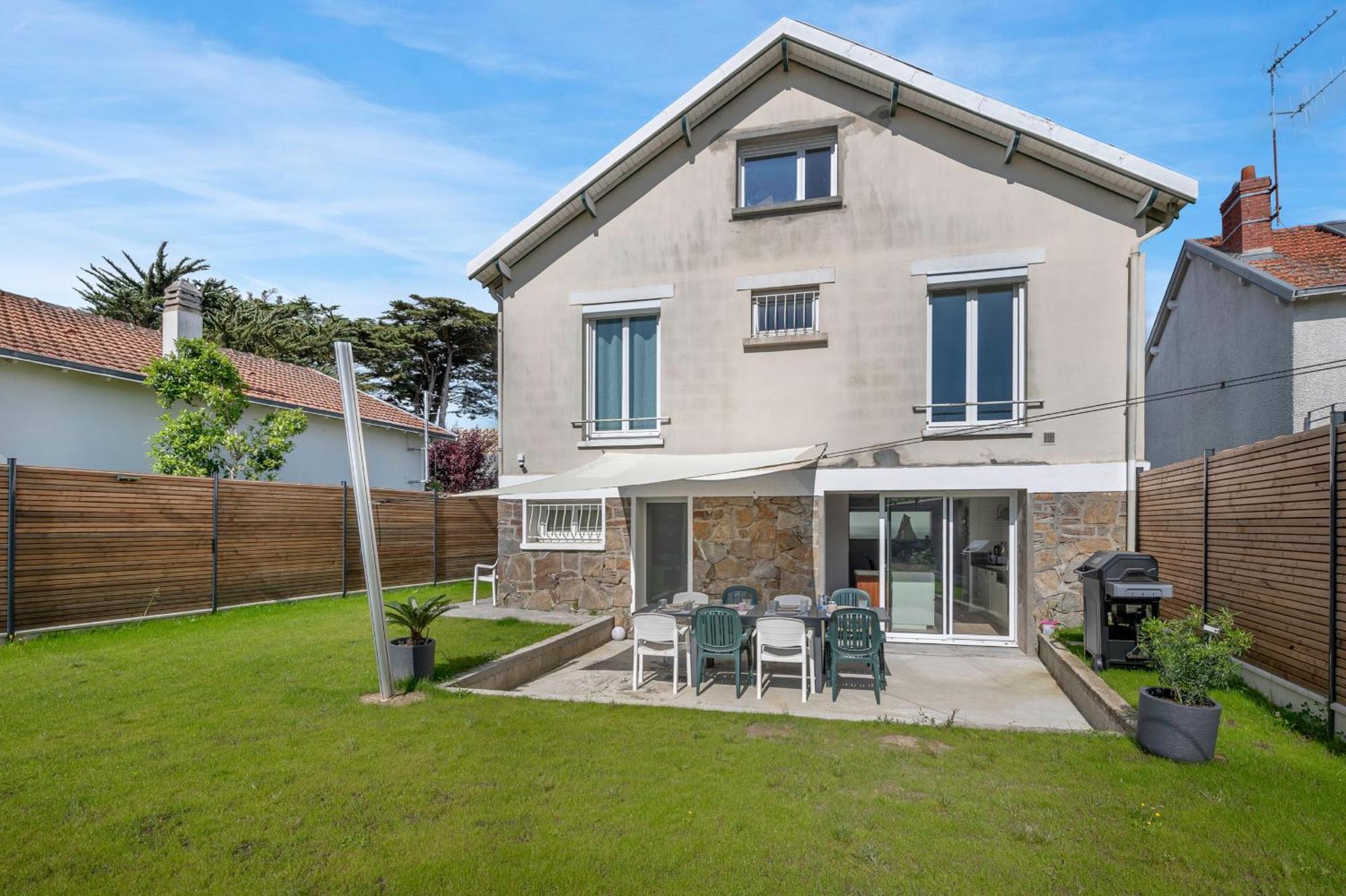 Maison Familiale A 400M De La Mer Pour 8, Pornic Exterior foto